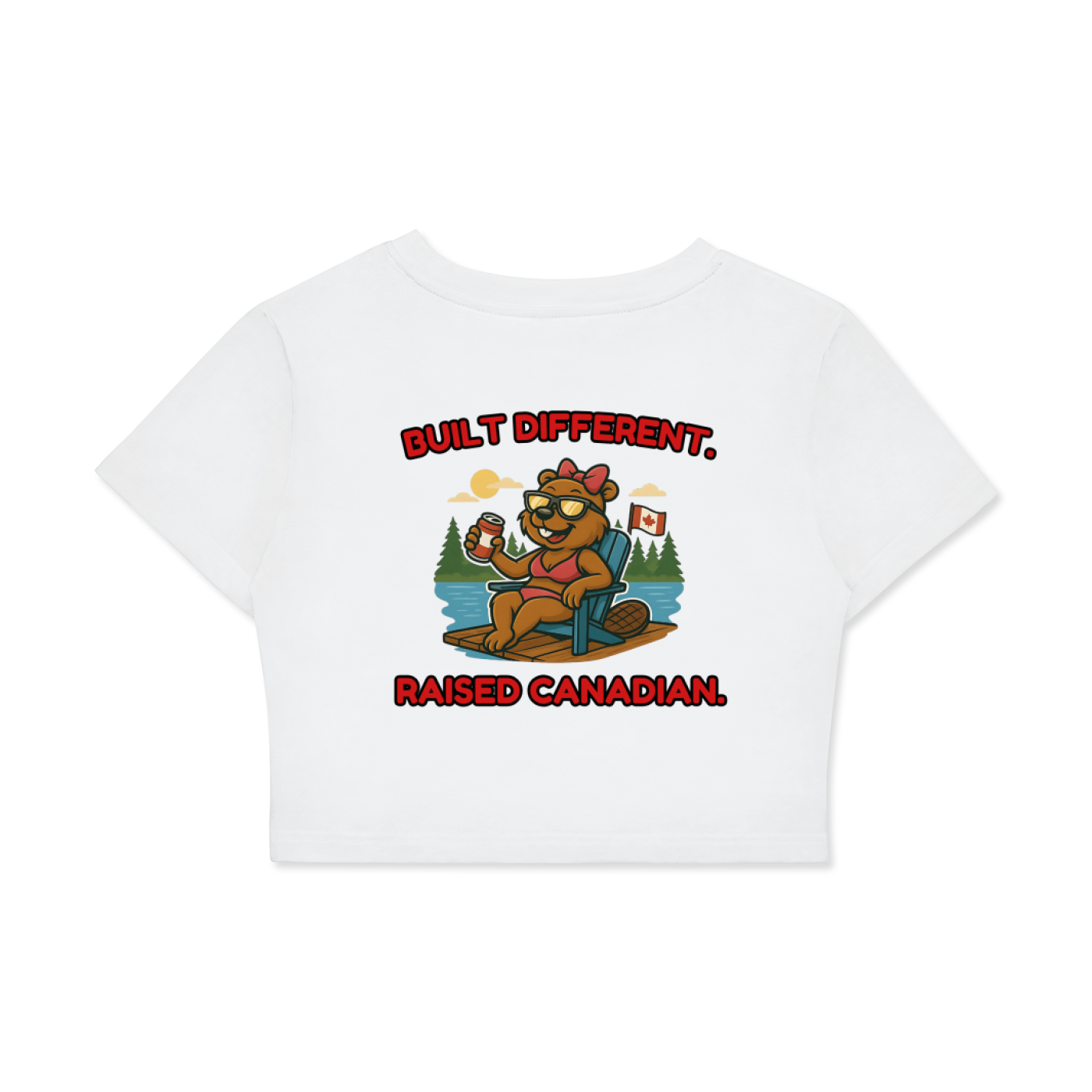 Dam Beavers - Premium Crop T Shirt - Summer 2025