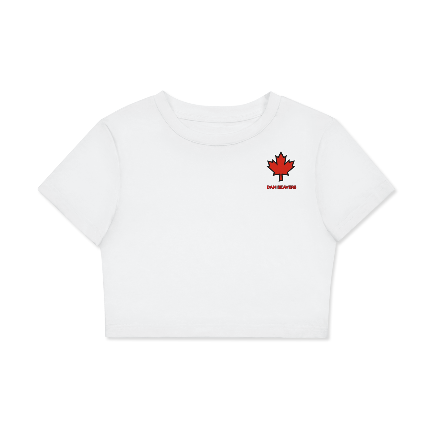 Dam Beavers - Premium Crop T Shirt - Summer 2025